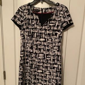 Black and white dress